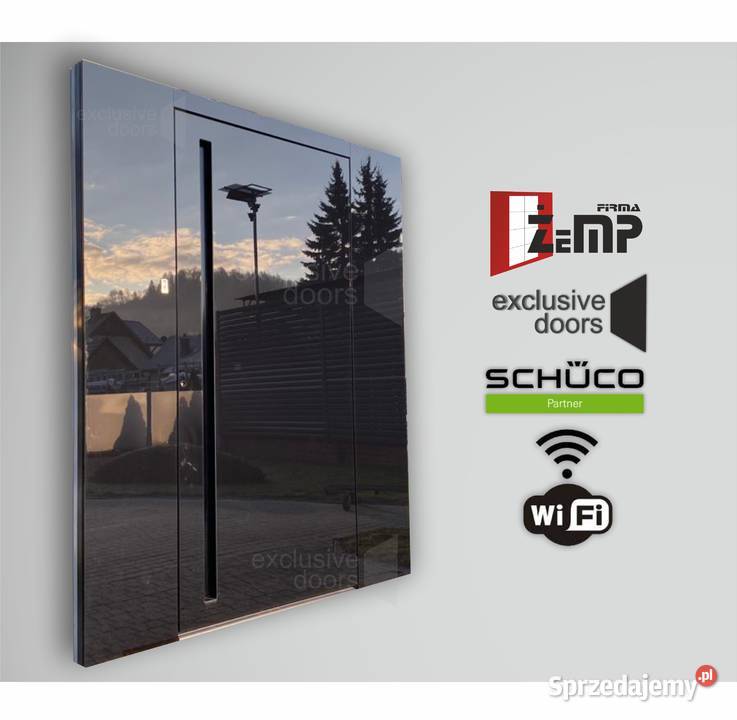 Aluminiowe drzwi wejściowe Schco Design Edition Drzwi i okna małopolskie Nowy Sącz
