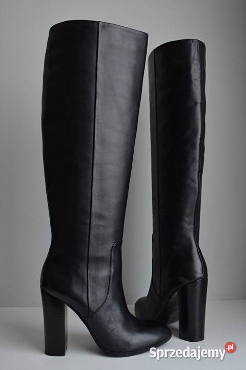 PROWOKUJĄCA ELEGANCJA kozaki ALDO szeroki obcas podlaskie Białystok