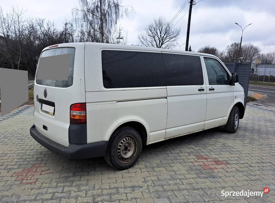 Volkswagen Transporter Long 9osobowy homologacja na ciężarowe