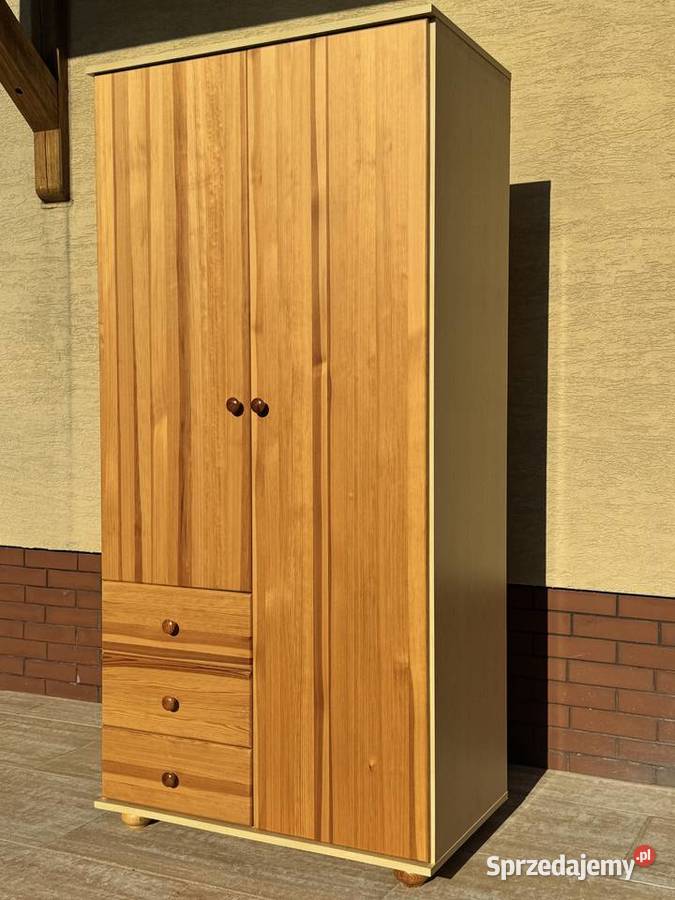 Szafa 2 drzwiowa sosnowa bieliźniarka szafka Garwolin