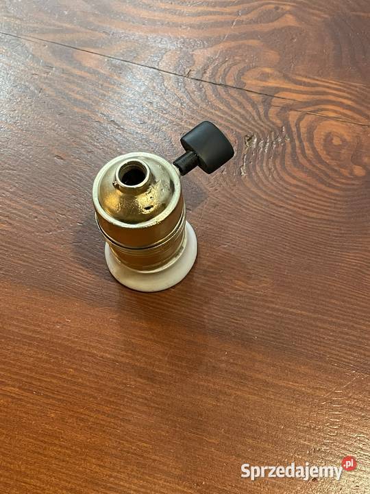 Stara oprawka mosiężna z porcelanką i śląskie sprzedam