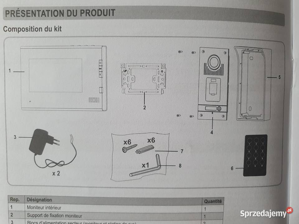 Okazja 50 nowy wideodomofon Somfy V600 czytnik wielkopolskie Poznań