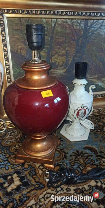 Lampka elektryczna Medalion Pporcelana Gdańsk