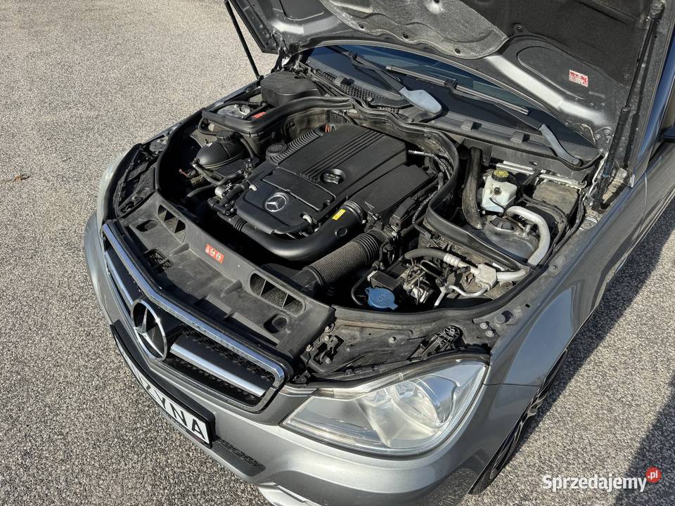 Mercedes C 18 BENZYNA Klimatronik Nawigacja Ledy welurowa tapicerka wielkopolskie Konin
