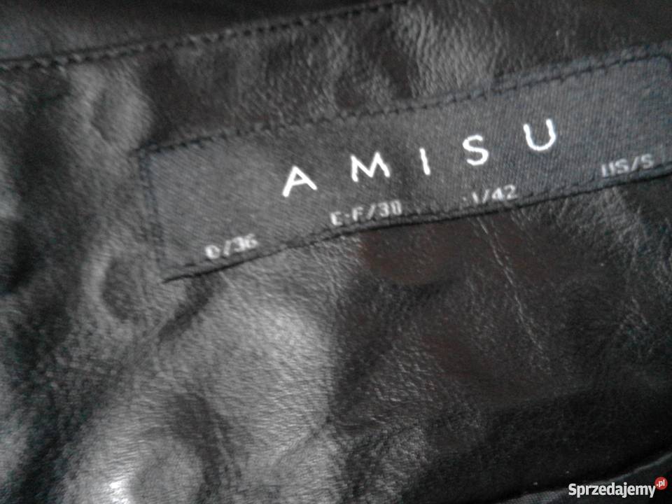 Skórzana czarna spódniczka Sosnowiec