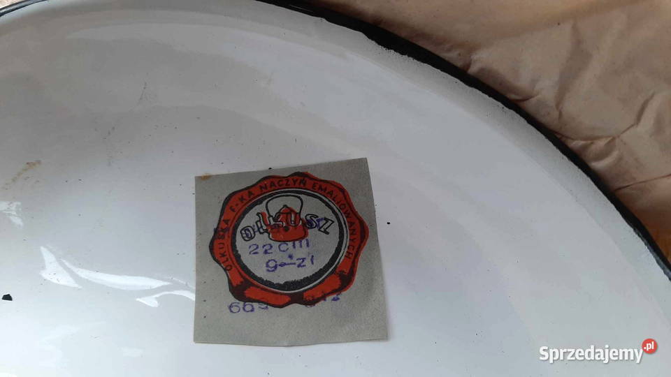 PRL nowa Medyczna miska nerkowata 22 OLKUSZ Łódź