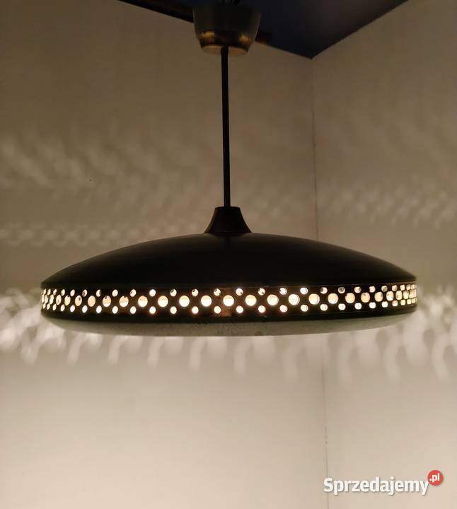 lampa wisząca Space Age Czechosłowacja lata 60te Radomsko