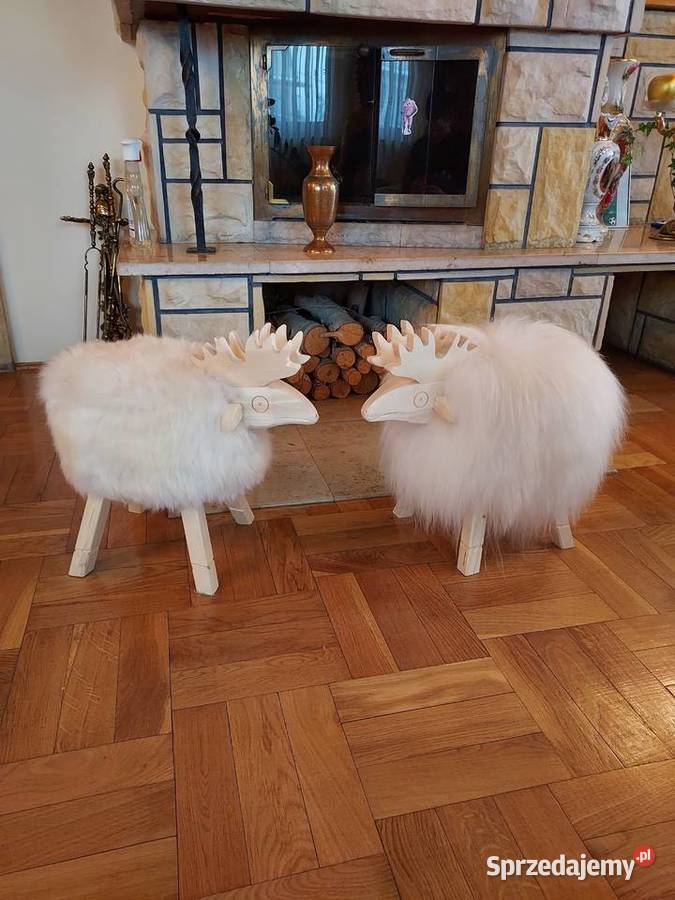 Renifer Reniferek Ozdobny z Naturalnej Owczej małopolskie Szaflary