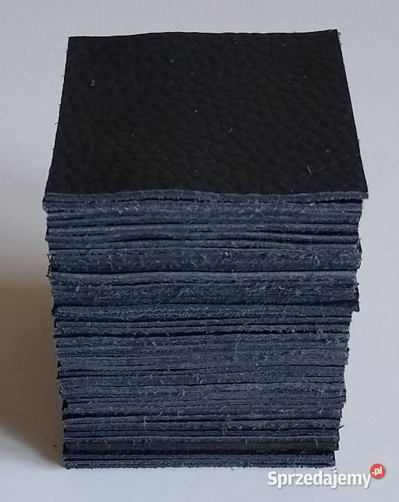Skóra Kwadrat 6 x 6 50 sztuk Licowa Włoska