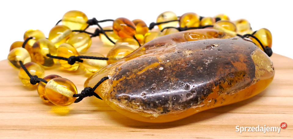 Korale z bursztynu BURSZTYN bałtycki baroczek i Warszawa sprzedam