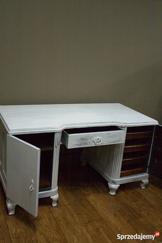 SECESYJNE BIURKO BIELONE ANTYK VINTAGE IMPRESJA Radzymin
