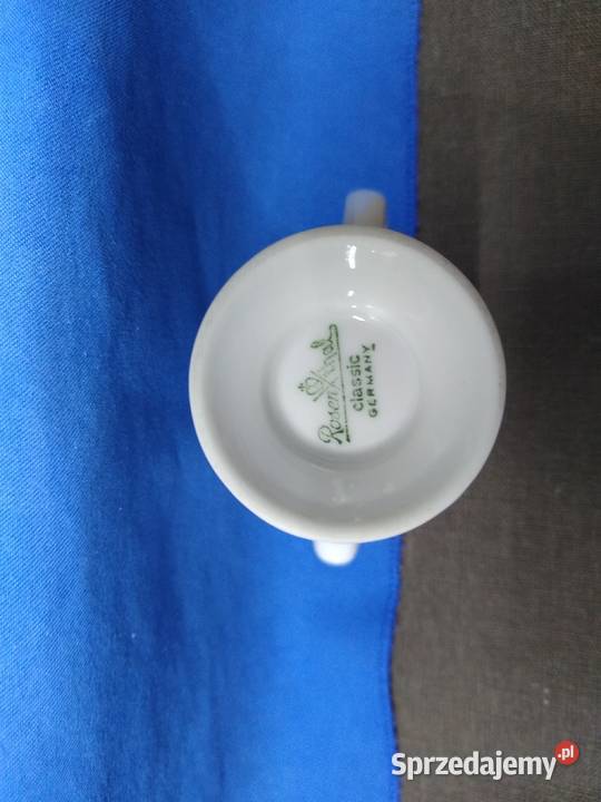 Mlecznik Rosenthal Biała Maria espresso Porcelana i szkło wielkopolskie Kalisz