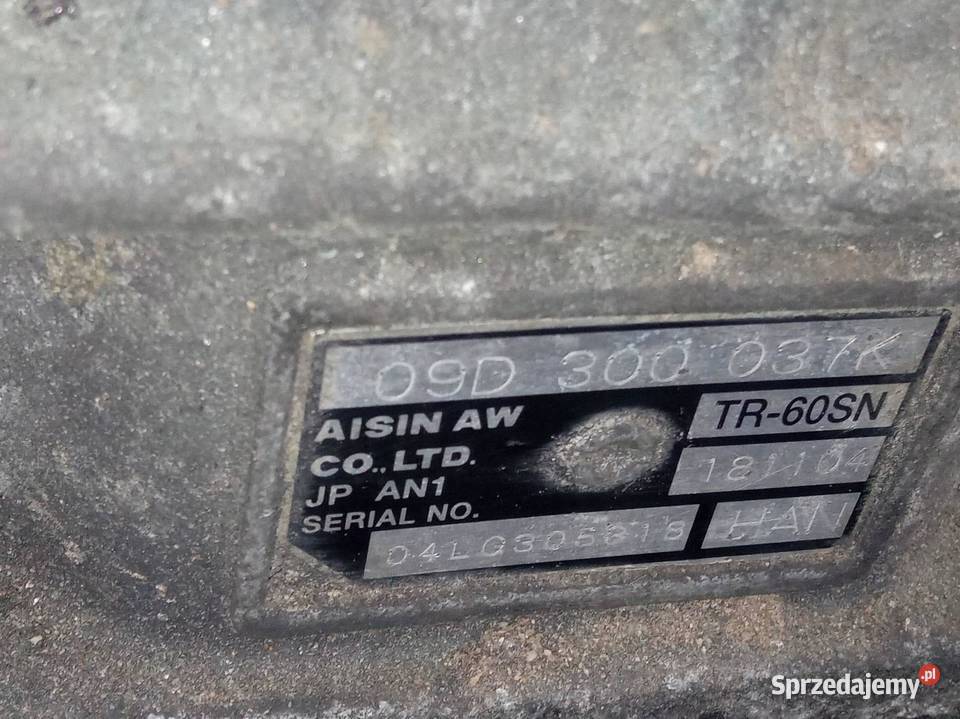 SKRZYNIA BIEGÓW HAN 30 TDI VW Volkswagen Touareg