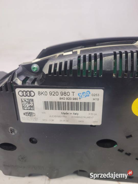 LICZNIK ZEGARY AUDI A4 B8 20 TDI 8K0920980T śląskie
