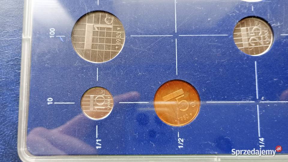 Stare monety 1983 set menniczy 5 monet plus podkarpackie Lesko