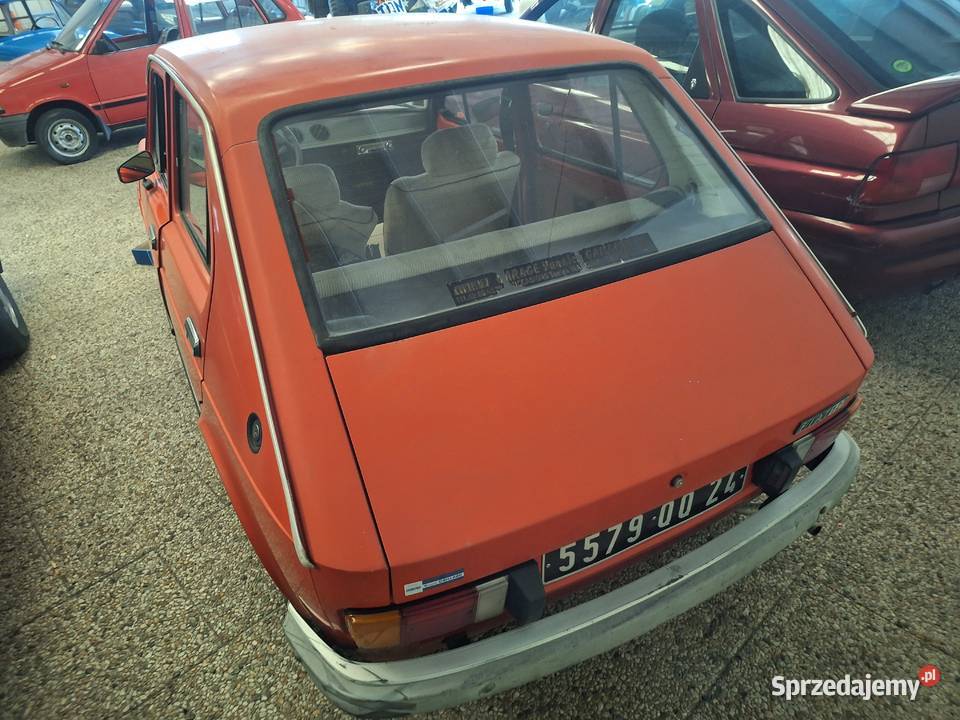Fiat 127 5 drzwi czerwony bez korozji ładny stan 98765km 127 pomorskie Lębork