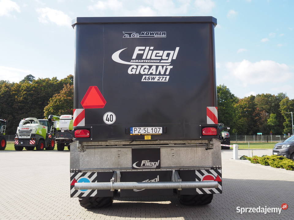 Fliegl ASW 271 GIGANT Przyczepa tandem wielkopolskie