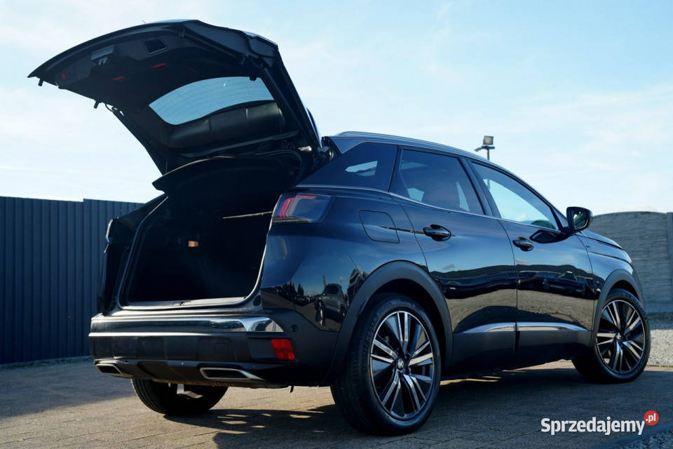 Peugeot 3008 GT kamery skóra MASAZE night vision łopatki zmiany biegów Otmuchów