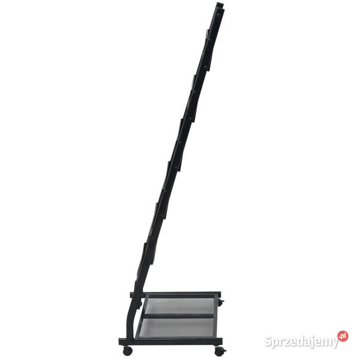 Stojak na gazetyczasopisma 475x43x133 czarny A4