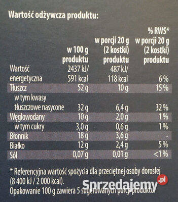 Wykwintna CZEKOLADA GORZKA 95 KAKAO tabliczka Wołczyn sprzedam