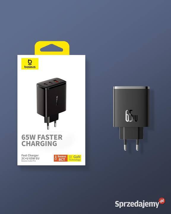 Ładowarka Baseus USB C 65W 3 porty Stalowa Wola