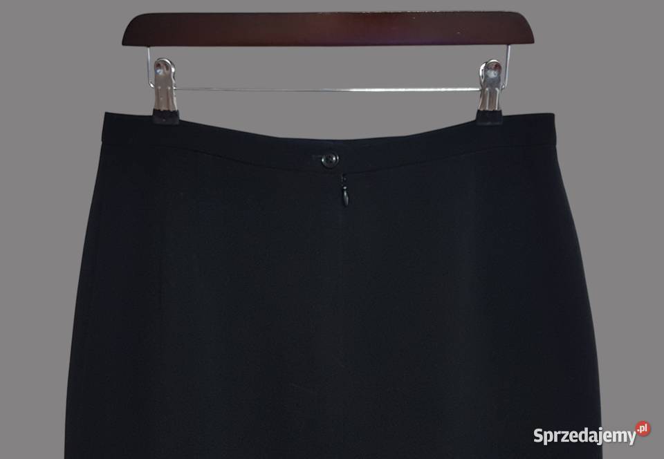 Damska spódnica klasyczna ołówkowa czarna Moda i Styl