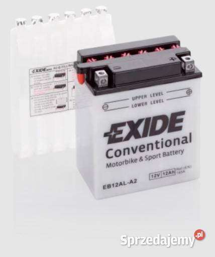 Akumulator motocyklowy EXIDE EB12ALA2 YB12ALA2 Wrocław sprzedam