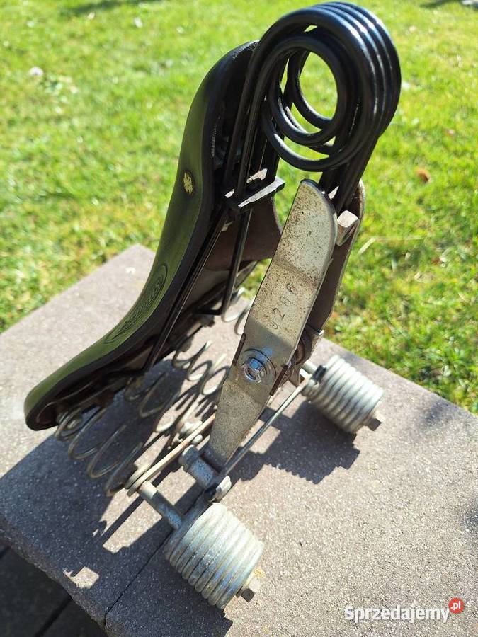 Skórzane siodełko Primus czarne mazowieckie