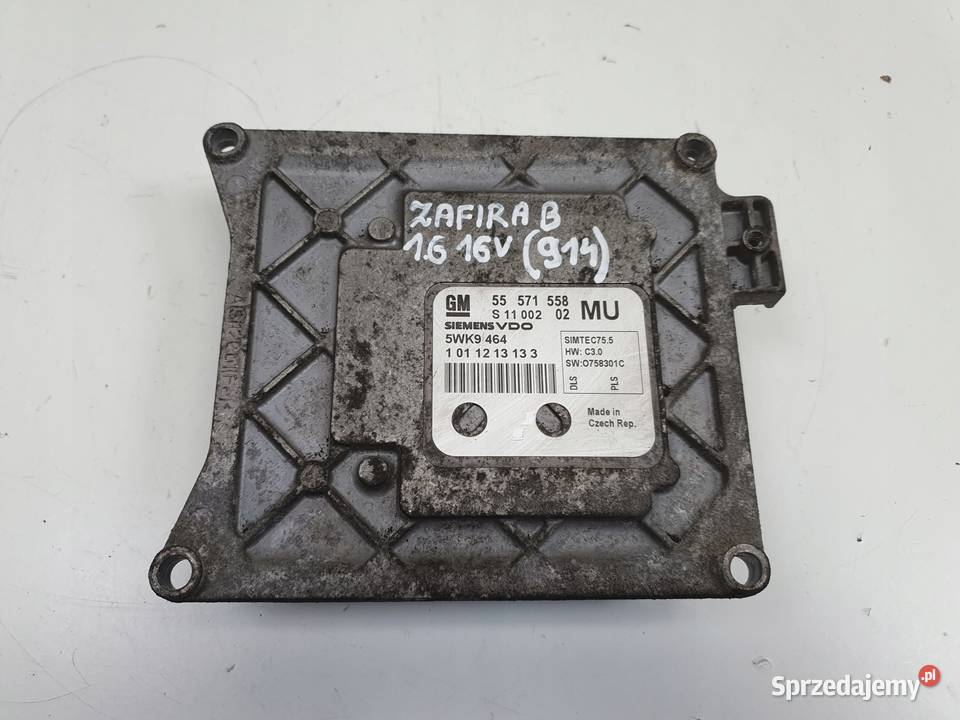 Opel Zafira B 16 16V STEROWNIK SILNIKA komputer lubelskie Rudka sprzedam