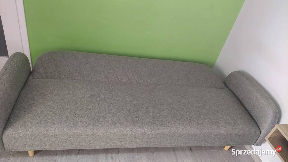 Nowoczesną sofa Jysk w kolorze jasnoszarym lubelskie