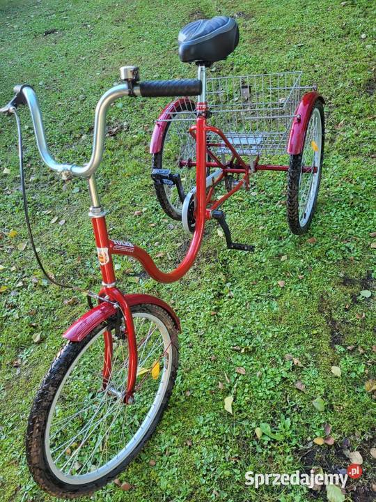 Prawie nowy Rower trójkołowykoła 24 Barlinek sprzedam