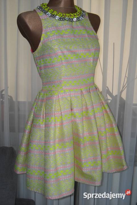 kolorowa sukienka lashes 6 xs Lubartów