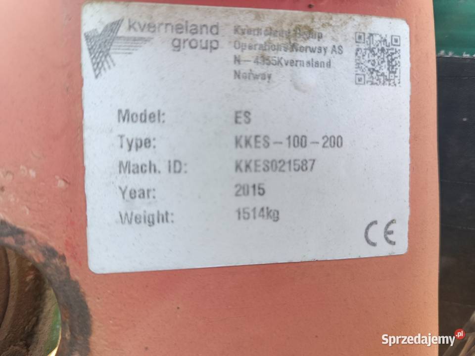 Pług Kverneland ES100 2015 Suwałki