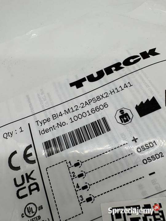 Turck BI4M122APS8X2H1141 100016606 Czujnik sprzedam