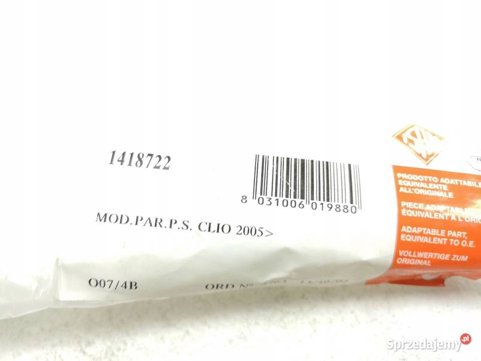 LISTWA ZDERZAKA LEWY TYŁ RENAULT CLIO 0509