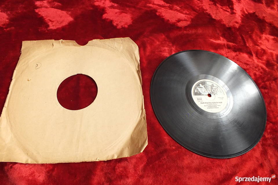 Płyta winylowa szelakowa niemiecka gruba ciężka Żary