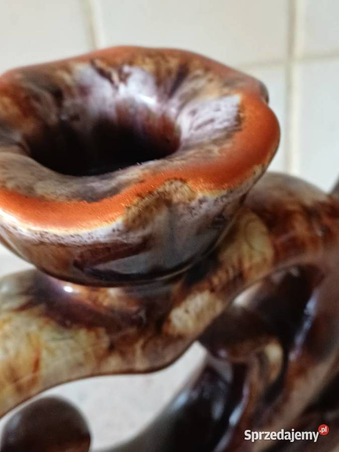 vintage ceramiczny świecznik małopolskie Nowy Targ sprzedam