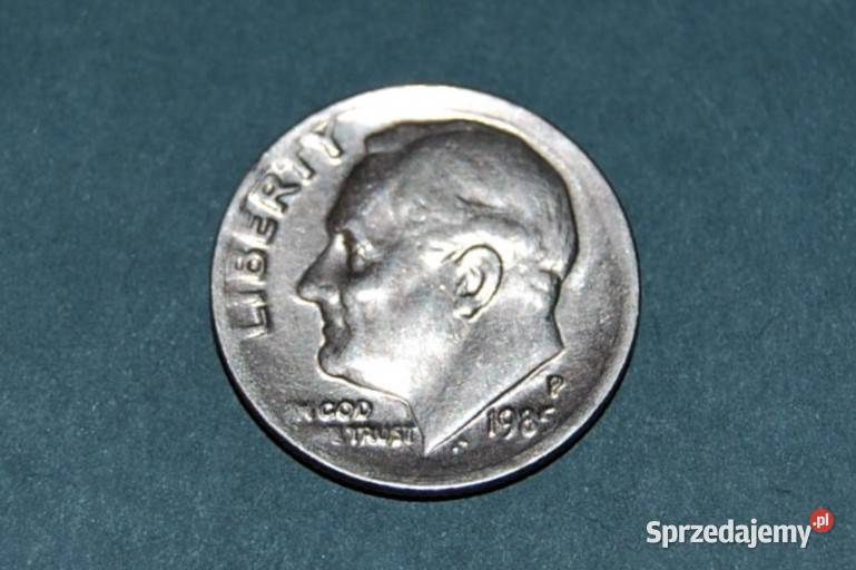 One Dime 1985r Moneta Starocia Warszawa