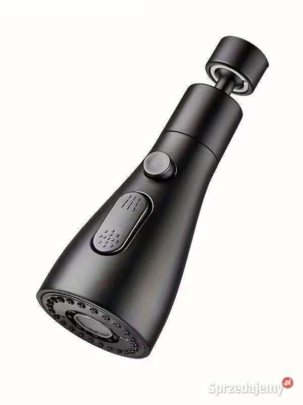 Przedłużka Kranu 3 Tryby Obrotowa Adapter Czarna Płock