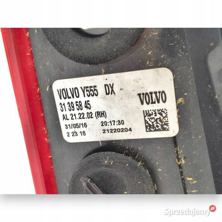 LAMPA PRAWA Volvo V40 II kombi 20122019 tylna Chełm