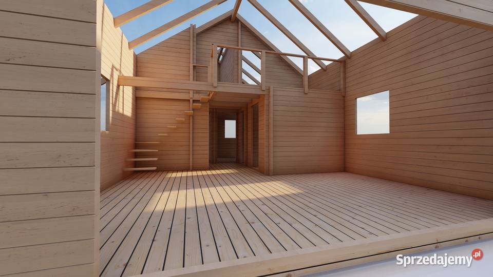Domek drewniany z bali Malta Deluxe 96m2 Wyszków