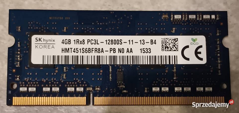Pamięć RAM 4GB PC3L 12800S Hynix opolskie