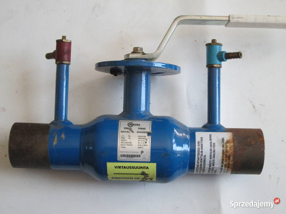 Zawór kulowy regulacyjny NAVAL Dn40 PN 40 zachodniopomorskie