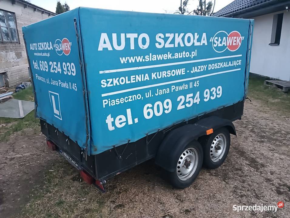 Przyczepka dwuosiowa dmc 1000