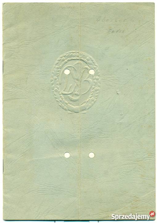 Deutsches Sportabzeichen Urkundenheft Manner Militaria Ostrów Wielkopolski