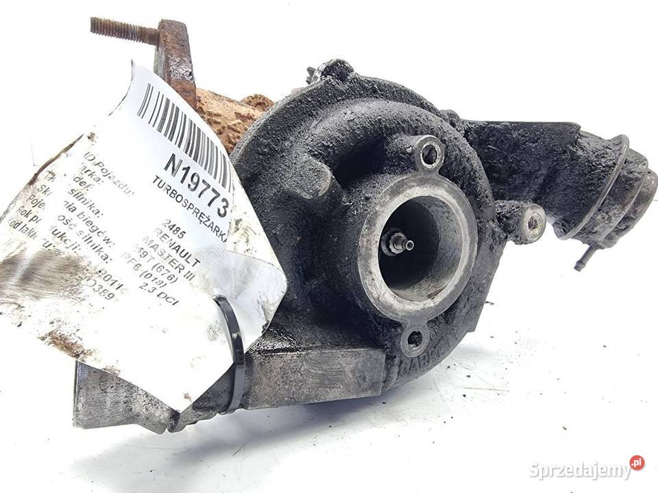 TURBOSPRĘŻARKA RENAULT MASTER III osobowe Lipno sprzedam