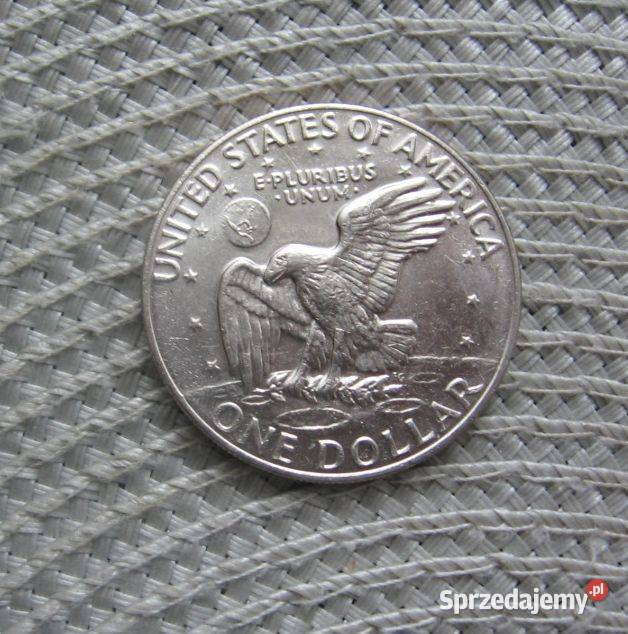 USA 1 Dolar 1974r Ładna Eisenhower Kalisz