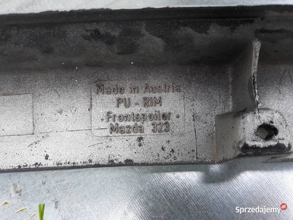 MAZDA 323 SPOILER DOKŁADKA ZDERZAKA PRZÓD