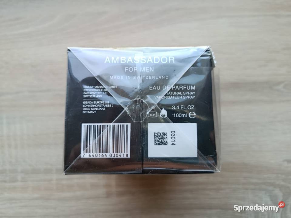 Perfumy męskie Gisada Ambassador for men 100 ml podlaskie Białystok sprzedam