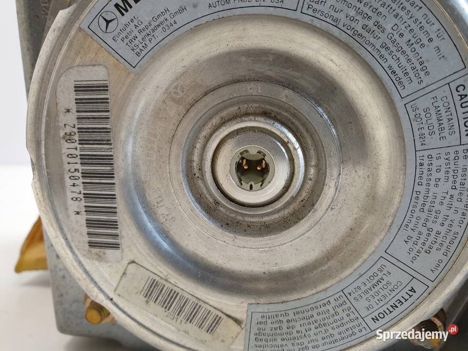 PODUSZKA POWIETRZNA PASAŻERA Mercedes W126 SEC Rudka